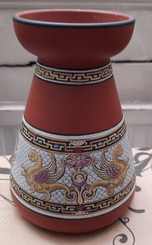 prattware hyacinth vase