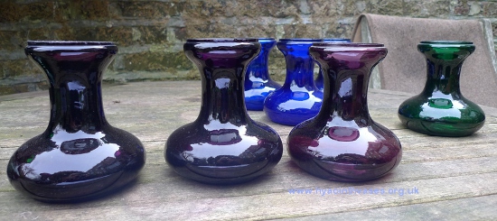 Tye and other squat bulbous hyacinth vase comparison