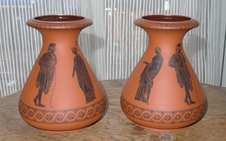 terracotta hyacinth vases