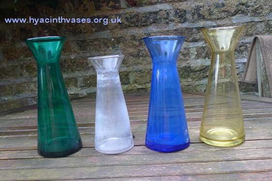 x-shape hyacinth vases